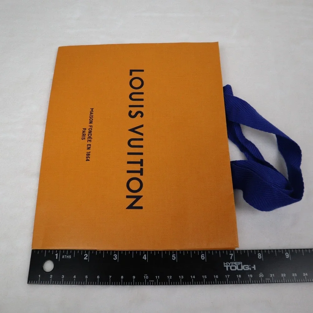 Lot of 3 - Louis Vuitton Authentic Paper Classic Shopping Tote Bag Orange